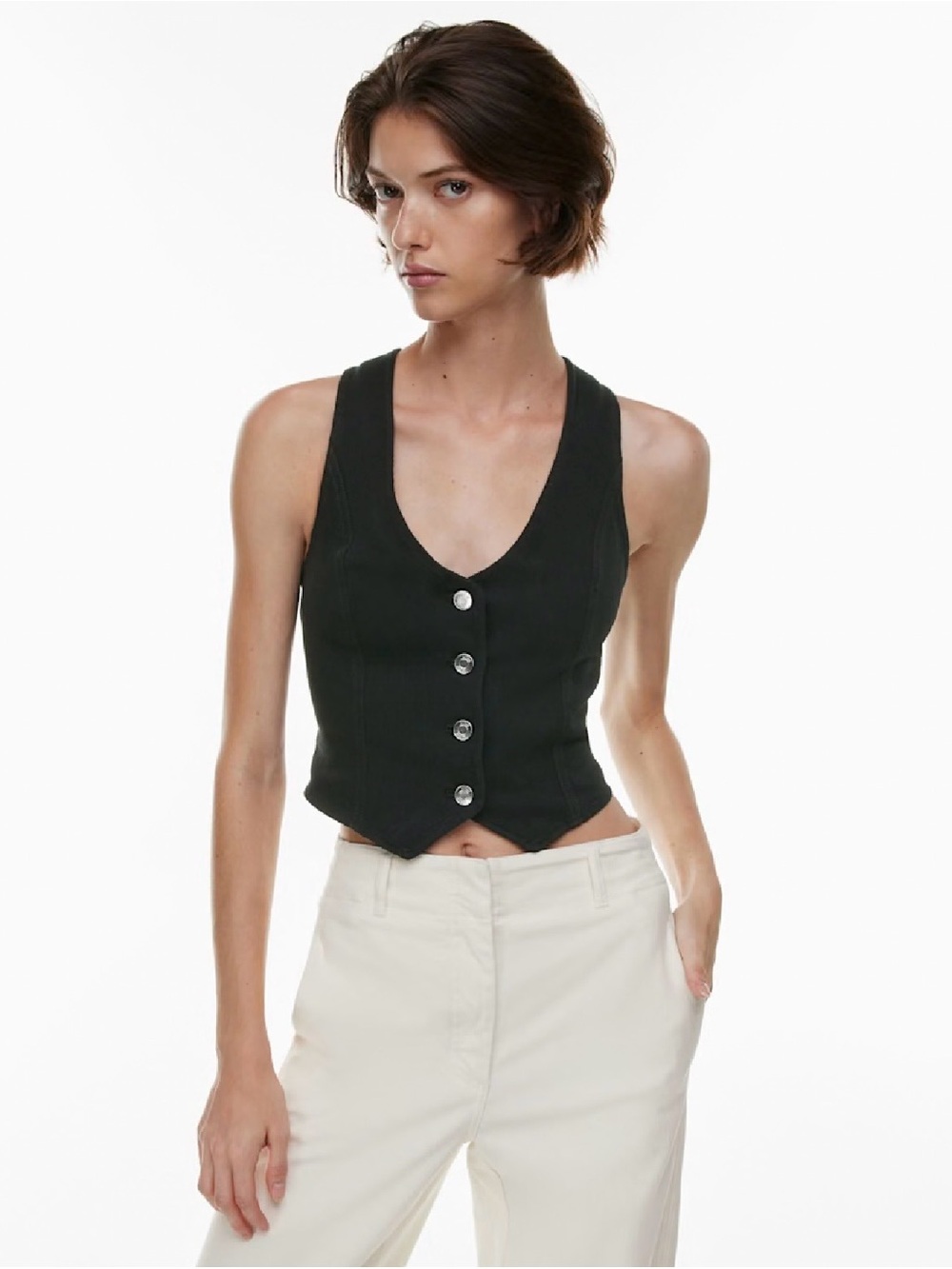 Aritzia Charisma denim vest